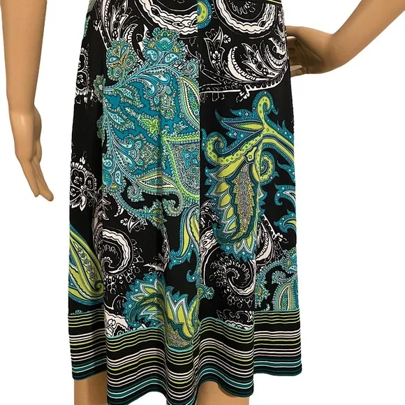 RABBIT RABBIT RABBIT DESIGNS PAISLEY DRESS  SZ 8 - Picture 11 of 16